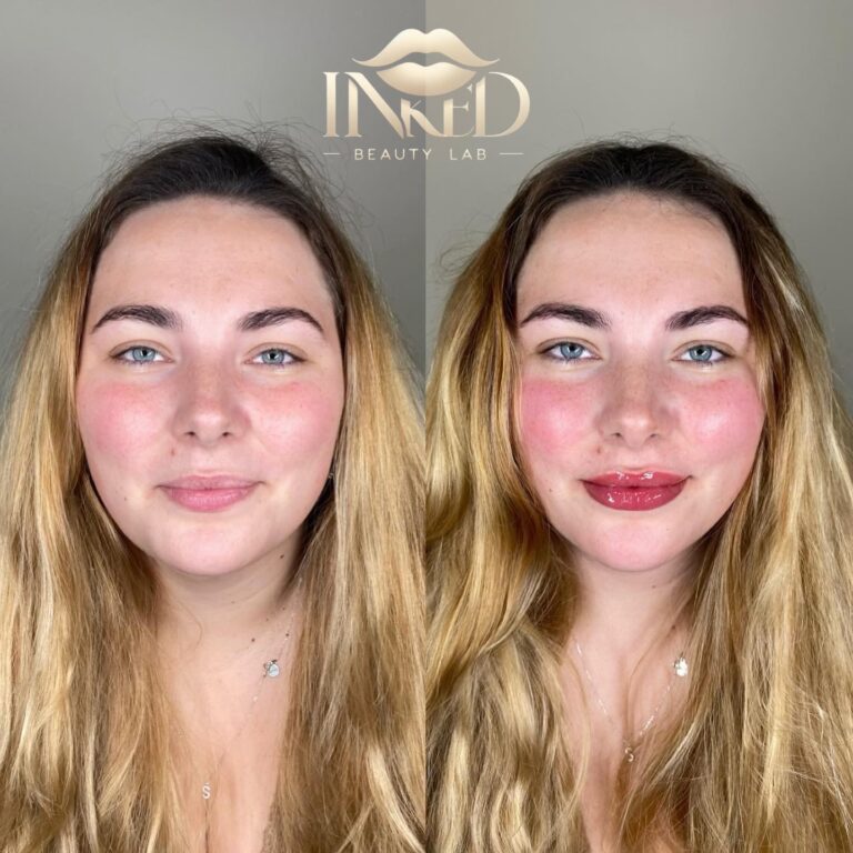 Permanent makeup before and after Coventry — Inked Beauty Lab