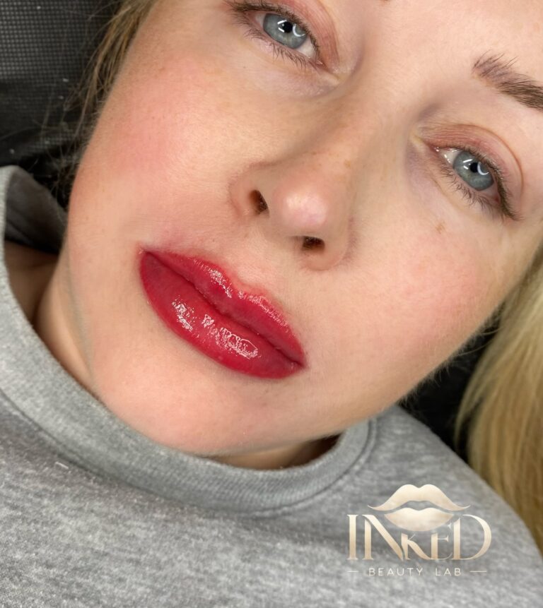 Lip blush result Coventry — semi-permanent lip colour Inked Beauty Lab