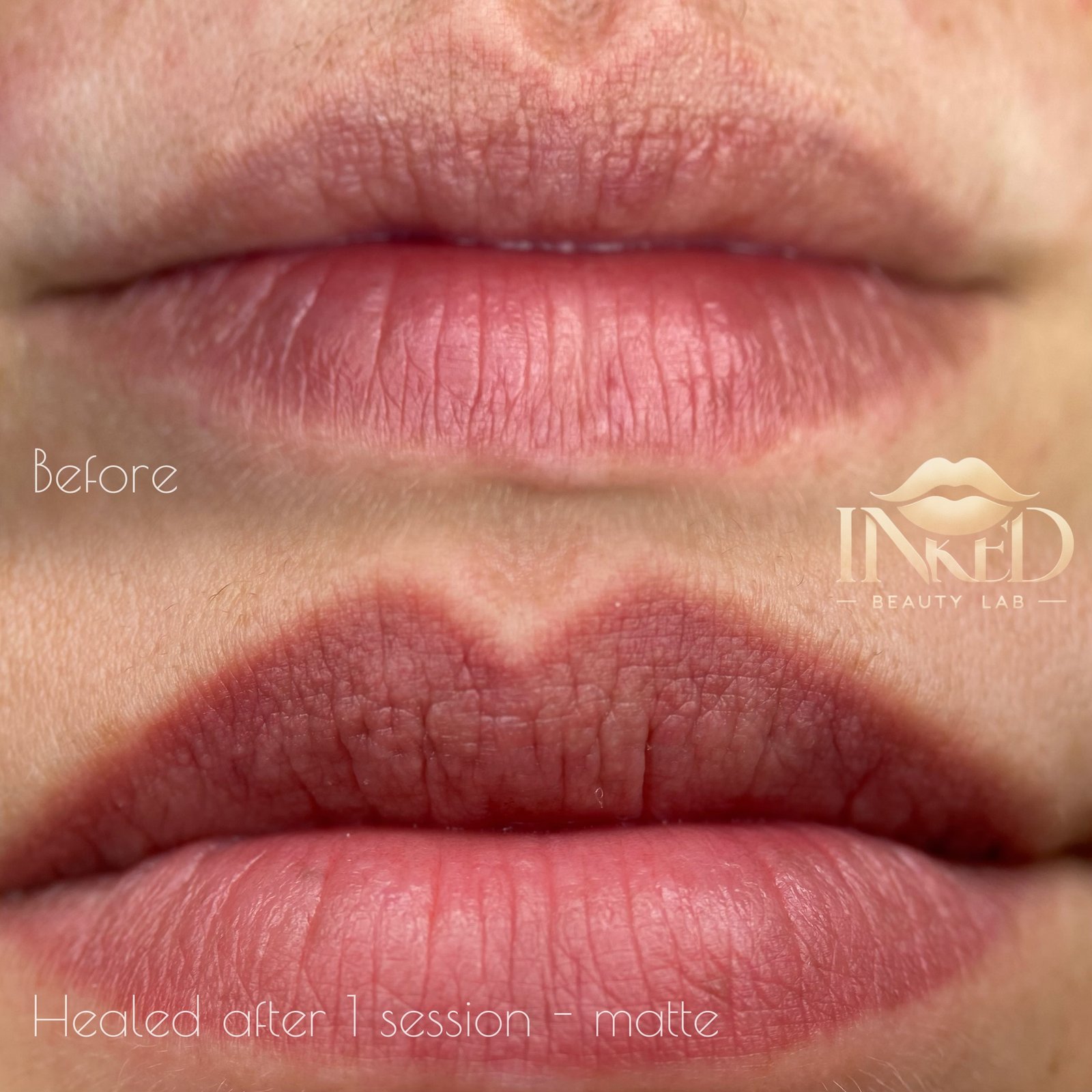 Lip blush result