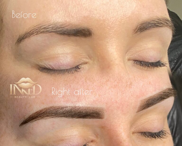 Lip blush result Coventry — soft natural lip colour enhancement