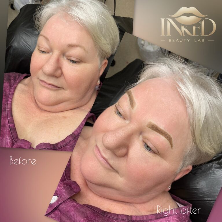 Lip blush healed result Coventry — natural semi-permanent lip tint