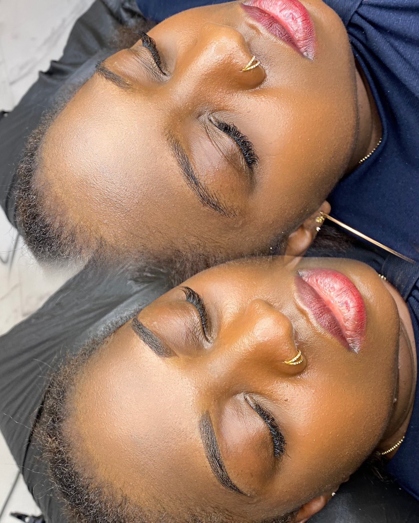 Ombre powder brows result