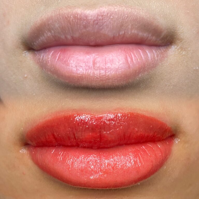 Permanent makeup before and after Coventry — Inked Beauty Lab